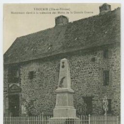 THOURIE (Ille-et-Vilaine) - Monument élevé à la mémoire des Morts de la Grande Guerre.