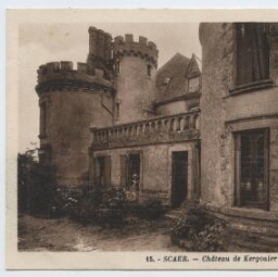 SCAER.- Château de Kergoaler.