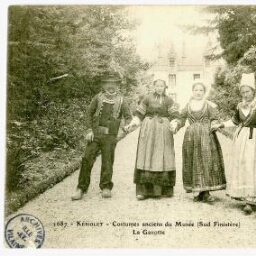 KERIOLET - Costumes anciens du Musée (Sud Finistère) La Gavotte