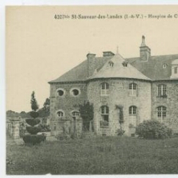 BIS. SAINT-SAUVEUR-DES-LANDES (I.-et-V.). - Hospice de Chaudeboeuf, façade Sud.