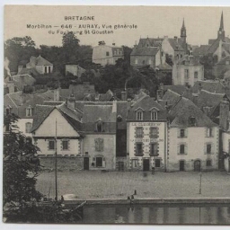 Morbihan - AURAY. - Vue générale du Faubourg St-Goustan