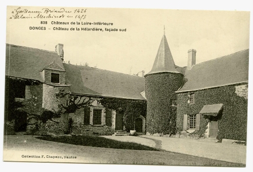 DONGES - Château de la Hélardière, façade sud