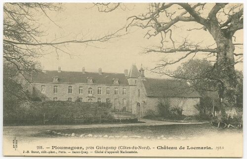 Ploumagoar, près Guingamp (Côtes-du-Nord). - Château de Locmaria.