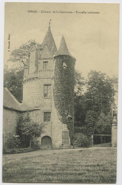 DINAN (C.-du-N.). - Château de la Conninais - Tourelle intérieure