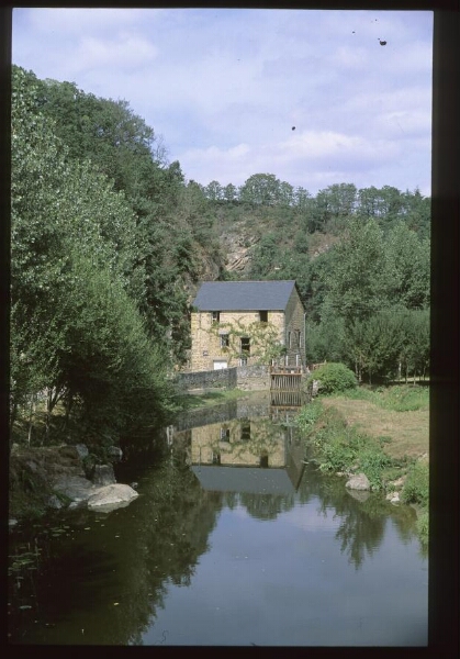 Mézière-sur-Couesnon. - Moulin de la Roche : maison, moulin.