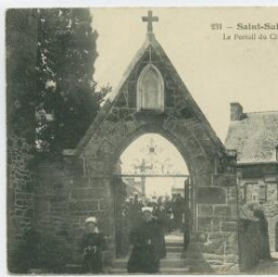 Saint-Suliac (I.-et-V.) - Le Portail du Cimetière.