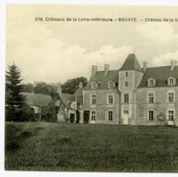 BOUAYE. - Château de la Sénaigerie, façade Ouest