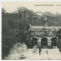 CALLAC-DE-BRETAGNE - Le Pont du Moulin de Callac
