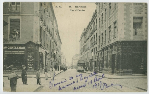 RENNES - Rue d' Estrées