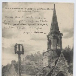 Ruines de la Chapelle de Pont-Christ près Landerneau (Finistère)