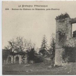 Ruines du Château de Rimaison, près Pontivy.