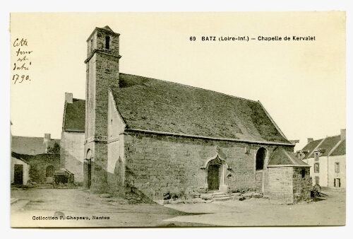 BATZ (Loire-Inf.) - Chapelle de Kervalet