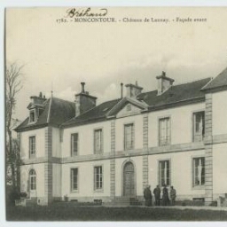 MONCONTOUR. Château de Launay. Façade avant