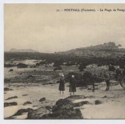 PORTSALL (Finistère).- La Plage de Porsguen
