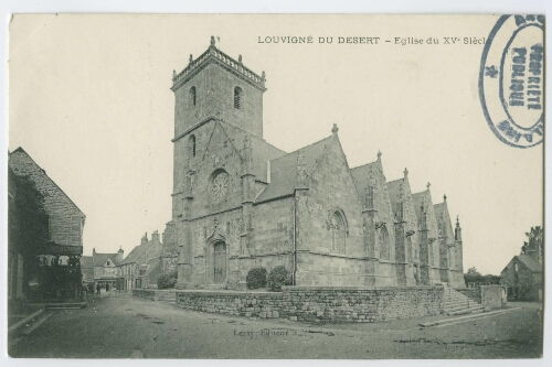 LOUVIGNE DU DESERT - Eglise du XVe Siècle.