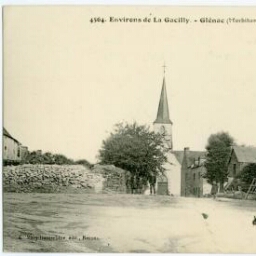 Glénac (Morbihan) - Vue du Bourg