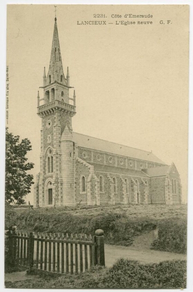 LANCIEUX - L'Eglise neuve G.F.