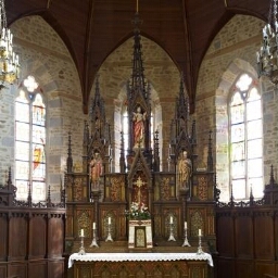 Retable du maître-autel de l'église Saint-Brice