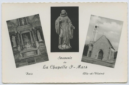 Souvenir de la chapelle Saint-Mars. Bais (I.-et-V.)