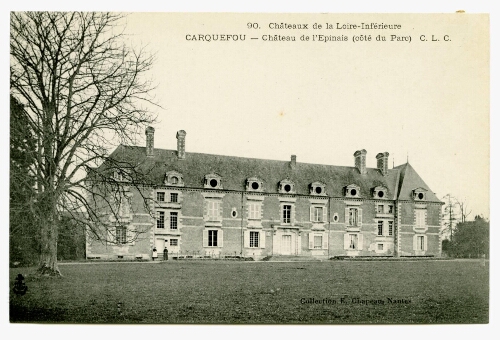 CARQUEFOU - Château de L'Epinais (côté du Parc)