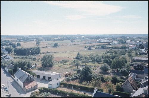 Saint-Lyphard. - Bourg : paysage, vue depuis l'église.