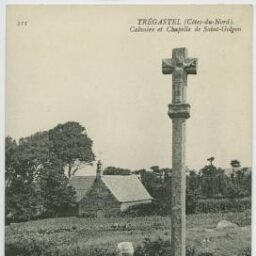 TREGASTEL (Côtes-du-Nord). Calvaire et Chapelle de Saint-Golgon