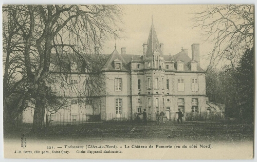 Tréveneuc (Côtes-du-Nord). - Le Château de Pomorio (vu du côté Nord)