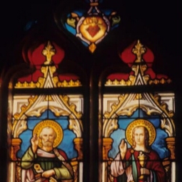 Verrière de saint Pierre et saint Jean de l'église Saint-Martin