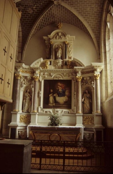Retable dédié au Rosaire de l'église Saint-Sauveur