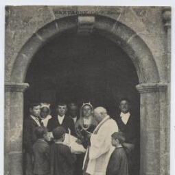 Un Baptême à Plougoulm (Pays de Léon)