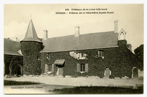 DONGES - Château de la Hélardière, façade Ouest