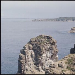 Plévenon. - Fort de La Latte : paysage; vue depuis le Cap Fréhel.