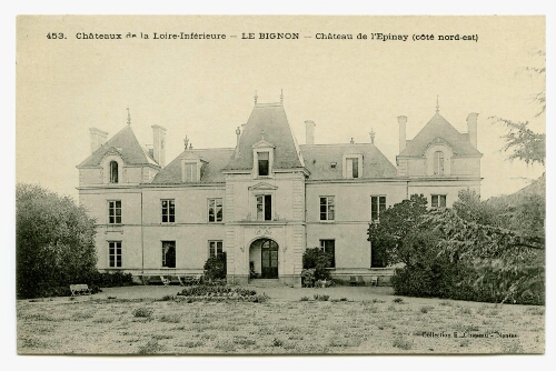 LE BIGNON - Château de l'Epinay (côté nord est)