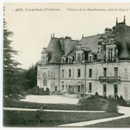 Carentoir (Morbihan). - Château de la Bourdonnaye, côté du Parc à M. le Marquis de la Bourdonnaye.
