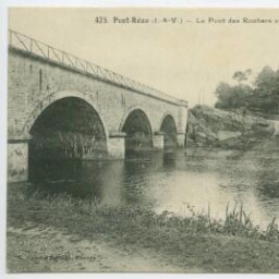 Pont-Réan (I.-et-V.) - Le Pont des Rochers sur la Vilaine.