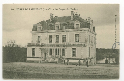 FORET DE PAIMPONT (Il.-et-V.) - Les Forges - Le Pavillon.