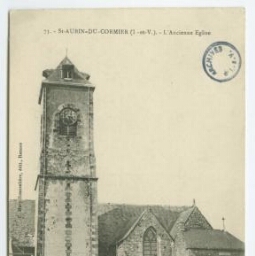 St-SAINT-AUBIN-DU-CORMIER (I.-et-V.).- L'Ancienne Eglise