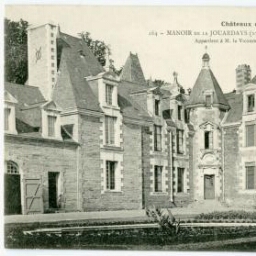 Manoir de la JOUARDAYS (XVḞ), Cne des Fougerets (Morbihan) Appartient à M. le vicomte Sioc'han de Kersabiec.