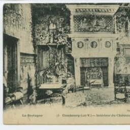 Combourg (I.et-V.) - Intérieur du Château - Le Grand Salon.
