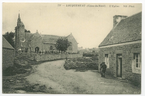 LOCQUEMEAU (Côtes-du-Nord). - l' Eglise ND Phot.