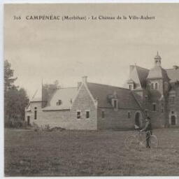 CAMPENEAC (Morbihan) - Le Château de la Ville-Aubert.