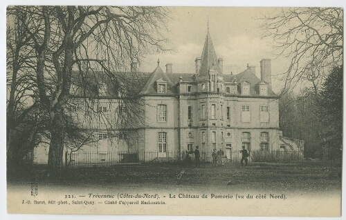 Tréveneuc (Côtes-du-Nord). - Le Château de Pomorio (vu du côté Nord)