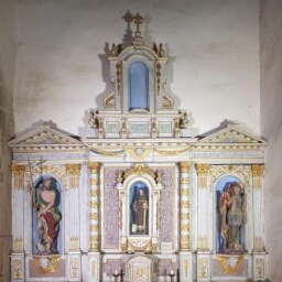 Retable dédié à saint Fiacre de l'église Saint-Ouen