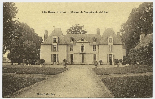 Bruz (I.-et-V.) - Château de Vaugaillard, côté Sud
