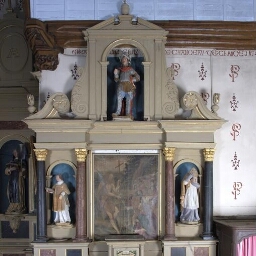 Retable dédié à saint Jean-Baptiste de l'église Saint-Pierre