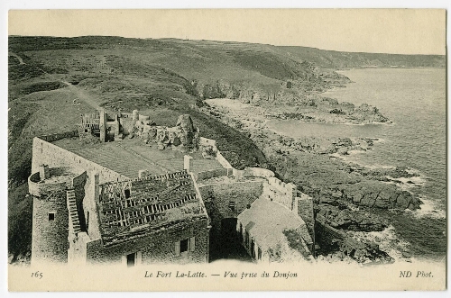 Le Fort La-Latte. - Vue prise du Donjon