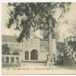 LA BRETAGNE. - SAINT-BRICE-EN-COGLES (I.-et-V.) - Le Château de Saint-Brice. - L'Entrée.