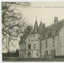 Antrain. Château de Bonnefontaine, côté Ouest.