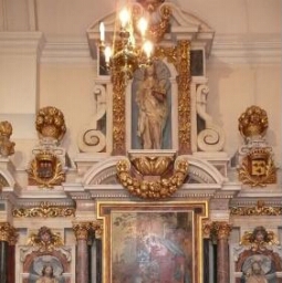 Retable de l'autel Sud de l'église Notre-Dame de l'Assomption