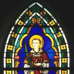 Verrière de saint Etienne de l'église Saint-Pierre